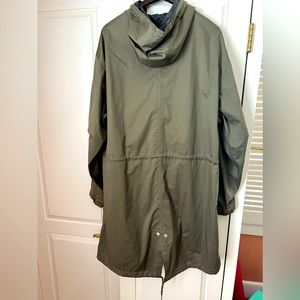 Pretty Green Large Olive Nylon Parka